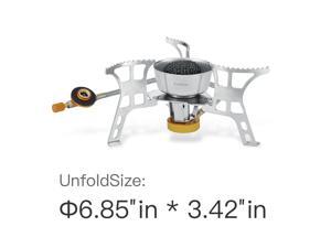 Avinee Ultralight Portable Collapsible Windproof Outdoor Backpacking Gas Camping Stove,Mini Cookware for Cookout, Picnic, Camping, Hiking Avinee Ultralight Portable Collapsible Windproof Outdoor Backpacking Gas Camping Stove,Mini Cookware for Cookout, Picnic, Camping, Hiking