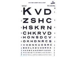 Grafco 1264 Snellen Type Plasic Eye Chart - 10Ft, 14" X 9" Grafco 1264 Snellen Type Plasic Eye Chart - 10Ft, 14" X 9"
