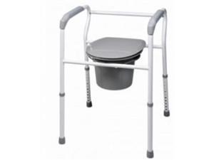 Lumex 7103 Platinum Collection 3-in-1 Steel Commode , Case of 4, Color Grey Lumex 7103 Platinum Collection 3-in-1 Steel Commode , Case of 4, Color Grey