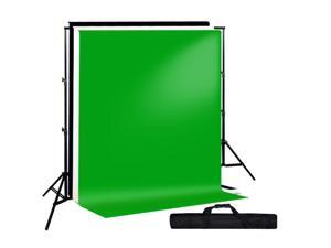 Lusana Studio Chroma Key Green Screen Black White Backdrop stand Kit Set LNG2859 Lusana Studio Chroma Key Green Screen Black White Backdrop stand Kit Set LNG2859