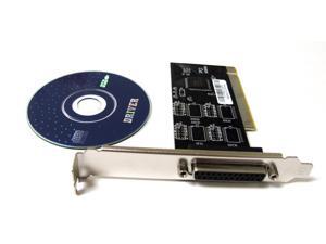 PCI I/O Parallel Port DB25 25Pin IEEE 1284 Printer Card Controller Adapter PC BK PCI I/O Parallel Port DB25 25Pin IEEE 1284 Printer Card Controller Adapter PC BK