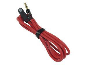 Red Replacement 3.5mm Audio Aux Cable for Beats by Dr Dre Headphones Solo Studio HD Red Replacement 3.5mm Audio Aux Cable for Beats by Dr Dre Headphones Solo Studio HD