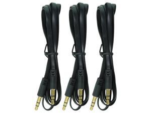 Car Audio Stereo Aux Cord 3.5mm Cable for Apple iPod Iphone Samsung & PC, 3-Pack Car Audio Stereo Aux Cord 3.5mm Cable for Apple iPod Iphone Samsung & PC, 3-Pack