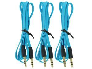 Car Audio Stereo Aux Cord 3.5mm Cable for Apple iPod Iphone Samsung & PC, 3-Pack Car Audio Stereo Aux Cord 3.5mm Cable for Apple iPod Iphone Samsung & PC, 3-Pack