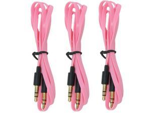 Car Audio Stereo Aux Cord 3.5mm Cable for Apple iPod Iphone Samsung & PC, 3-Pack Car Audio Stereo Aux Cord 3.5mm Cable for Apple iPod Iphone Samsung & PC, 3-Pack