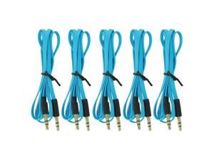 Car Audio Stereo Aux Cord 3.5mm Cable for Apple iPod Iphone Samsung & PC, 5-Pack Car Audio Stereo Aux Cord 3.5mm Cable for Apple iPod Iphone Samsung & PC, 5-Pack