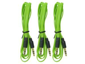 Car Audio Stereo Aux Cord 3.5mm Cable for Apple iPod Iphone Samsung & PC, 3-Pack Car Audio Stereo Aux Cord 3.5mm Cable for Apple iPod Iphone Samsung & PC, 3-Pack