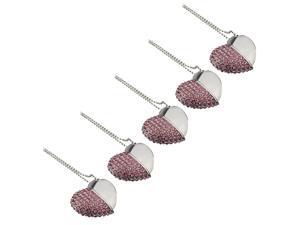 Litop Pack Of 5-Pink 1GB Heartshape Style USB Flash Drive USB 2.0 Memory Disk Litop Pack Of 5-Pink 1GB Heartshape Style USB Flash Drive USB 2.0 Memory Disk