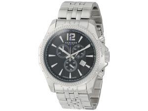 Akribos XXIV Men's AK662SSB Ultimate Swiss Chronograph Black Dial Stainless Steel Bracelet Watch Akribos XXIV Men's AK662SSB Ultimate Swiss Chronograph Black Dial Stainless Steel Bracelet Watch