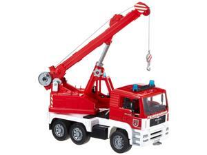 Fire Engine Crane - Vehicle Toy by Bruder Trucks (02770) Fire Engine Crane - Vehicle Toy by Bruder Trucks (02770)