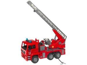 Fire Truck with Light & Sound (MAN) - Vehicle Toys by Bruder Trucks (02771) Fire Truck with Light & Sound (MAN) - Vehicle Toys by Bruder Trucks (02771)