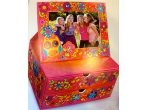 Flip Frame Jewelry Box Sticky Mosaics - Craft Kit by Orb Factory (72278) Flip Frame Jewelry Box Sticky Mosaics - Craft Kit by Orb Factory (72278)