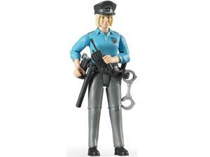 Policewoman - Light Skin with Accessories Vehicle Toy by Bruder Trucks (60430) Policewoman - Light Skin with Accessories Vehicle Toy by Bruder Trucks (60430)