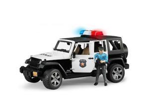 Jeep Wrangler Rubicon Police Vehicle with Policeman by Bruder (02526) Jeep Wrangler Rubicon Police Vehicle with Policeman by Bruder (02526)