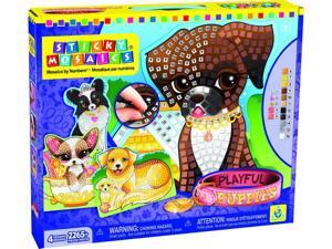 Sticky Mosaics Playful Pup - Craft Kit by Orb Factory (73046) Sticky Mosaics Playful Pup - Craft Kit by Orb Factory (73046)