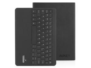 Aukey KM-B4 Bluetooth Ultra Slim Folio Leather Keyboard Stand Case for iPad Air With Detachable Bluetooth Keyboard - Black Aukey KM-B4 Bluetooth Ultra Slim Folio Leather Keyboard Stand Case for iPad Air With Detachable Bluetooth Keyboard - Black