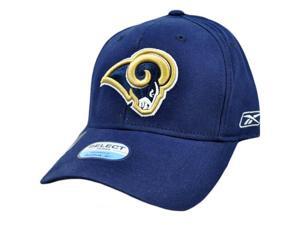 NFL St Louis Rams White Blue Gold Reebok Flex Fit Constructed Cap Hat Licensed NFL St Louis Rams White Blue Gold Reebok Flex Fit Constructed Cap Hat Licensed