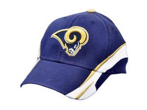 NFL St Saint Louis Rams White Navy Blue Team Colors Small Medium Cap Hat License NFL St Saint Louis Rams White Navy Blue Team Colors Small Medium Cap Hat License