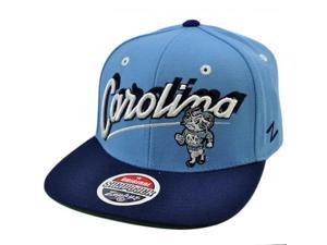 NCAA Carolina Tar Heels UNC Flat Bill Snapback Zephyr Light Blue Navy Hat Cap NCAA Carolina Tar Heels UNC Flat Bill Snapback Zephyr Light Blue Navy Hat Cap