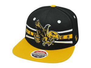 NCAA Iowa Hawkeyes Hawks Zephyr Front Runner Snapback Flat Bill Two Tone Hat Cap NCAA Iowa Hawkeyes Hawks Zephyr Front Runner Snapback Flat Bill Two Tone Hat Cap