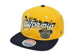 NCAA Cal Berkeley Golden Bears Zephyr Shadow Script Flat Bill Snapback Hat Cap NCAA Cal Berkeley Golden Bears Zephyr Shadow Script Flat Bill Snapback Hat Cap