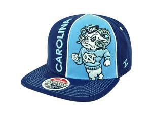 NCAA Zephyr North Carolina Tar Heels Hype Snapback Flat Bill Adjustable Hat Cap NCAA Zephyr North Carolina Tar Heels Hype Snapback Flat Bill Adjustable Hat Cap