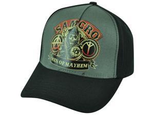 Sons of Anarchy Clip Buckle TV Show Samcro Men of Mayhem Reaper Skulls Hat Cap Sons of Anarchy Clip Buckle TV Show Samcro Men of Mayhem Reaper Skulls Hat Cap