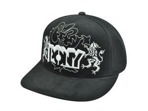 PONY WHITE BLACK HAT CAP FLAT BILL UNISEX SNAP BACK PONY WHITE BLACK HAT CAP FLAT BILL UNISEX SNAP BACK