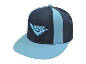 PONY NAVY LIGHT BLUE HAT CAP FLAT BILL UNISEX SMALL PONY NAVY LIGHT BLUE HAT CAP FLAT BILL UNISEX SMALL