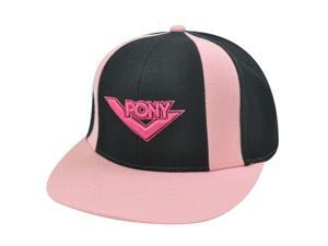 PONY BLACK PINK HOT HAT CAP FLAT BILL UNISEX LARGE PONY BLACK PINK HOT HAT CAP FLAT BILL UNISEX LARGE