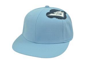 PONY LIGHT BLUE NAVY HAT CAP FLAT BILL UNISEX LARGE PONY LIGHT BLUE NAVY HAT CAP FLAT BILL UNISEX LARGE