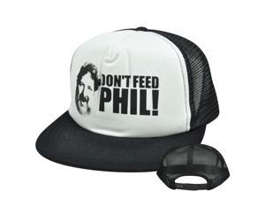 Viva La Bam Margera Dont Feed Phil MTV Flat Bill Mesh Trucker Snapback Hat Cap Viva La Bam Margera Dont Feed Phil MTV Flat Bill Mesh Trucker Snapback Hat Cap