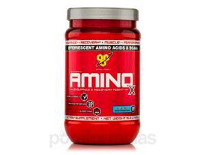 Amino X Blue Raspberry - 30 Servings (15.3 oz / 435 oz) by BSN Amino X Blue Raspberry - 30 Servings (15.3 oz / 435 oz) by BSN