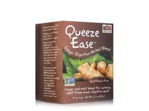 NOW Real Tea - Queeze Ease Tea Bags, Ginger Digestive Herbal Blend - Box of 24 NOW Real Tea - Queeze Ease Tea Bags, Ginger Digestive Herbal Blend - Box of 24