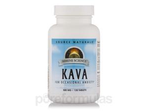 Kava For Occasional Anxiety - 120 Tablets by Source Naturals Kava For Occasional Anxiety - 120 Tablets by Source Naturals