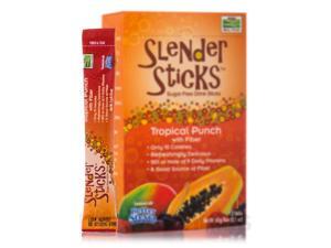 NOW Real Food - Tropical Punch with Fiber Sugar Free Drink Sticks - Box of 12 P NOW Real Food - Tropical Punch with Fiber Sugar Free Drink Sticks - Box of 12 P