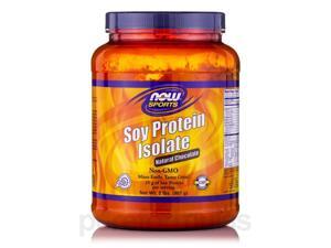 NOW Sports - Soy Protein Isolate (Natural Chocolate) - 2 lbs (907 Grams) by NOW NOW Sports - Soy Protein Isolate (Natural Chocolate) - 2 lbs (907 Grams) by NOW