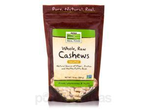 NOW Real Food - Cashews (Unsalted, Whole, Raw) - 10 oz (284 Grams) by NOW NOW Real Food - Cashews (Unsalted, Whole, Raw) - 10 oz (284 Grams) by NOW
