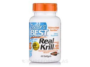 Real Krill Enhanced with DHA & EPA - Doctors Best - 60 - Softgel Real Krill Enhanced with DHA & EPA - Doctors Best - 60 - Softgel