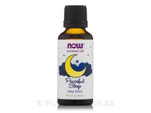 NOW Essential Oils - Peaceful Sleep Oil Blend - 1 fl. oz (30 ml) by NOW NOW Essential Oils - Peaceful Sleep Oil Blend - 1 fl. oz (30 ml) by NOW