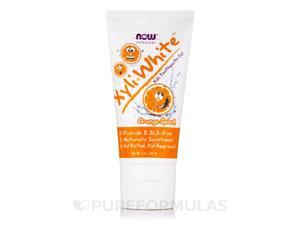 NOW Solutions - XyliWhite Toothpaste Gel for Kids, Orange Splash - 3 oz (85 Gr NOW Solutions - XyliWhite Toothpaste Gel for Kids, Orange Splash - 3 oz (85 Gr
