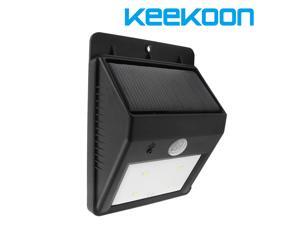KeeKoon Solar Powered Waterproof 4 LED Motion Sensor Garden Path Wall Light Induction PIR Security Led Light Lamp Outdoor Mini Solar Light KeeKoon Solar Powered Waterproof 4 LED Motion Sensor Garden Path Wall Light Induction PIR Security Led Light Lamp Outdoor Mini Solar Light