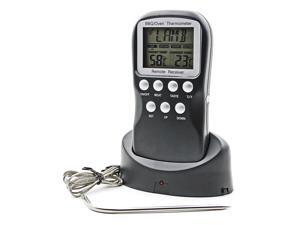 Digital Meat Thermometer Remote Wireless Kitchen Probe Food Thermometer Timer Cooking BBQ Meat Receiver & Transmitter with Alarm for BBQ Smoker Grill Candy Cakes or Liquids Digital Meat Thermometer Remote Wireless Kitchen Probe Food Thermometer Timer Cooking BBQ Meat Receiver & Transmitter with Alarm for BBQ Smoker Grill Candy Cakes or Liquids