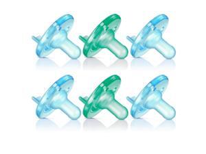 Philips Avent Soothie Pacifier, 0-3 Months, Blue/Green - 6 Pack Philips Avent Soothie Pacifier, 0-3 Months, Blue/Green - 6 Pack