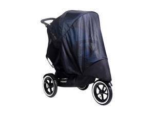 Phil&Teds Navigator Double Stroller Sun Cover in Black Phil&Teds Navigator Double Stroller Sun Cover in Black