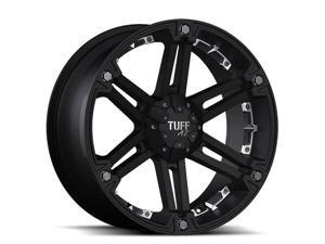 Tuff T-01 17x8 6x139.7 +10mm Flat Black Wheel Rim Tuff T-01 17x8 6x139.7 +10mm Flat Black Wheel Rim