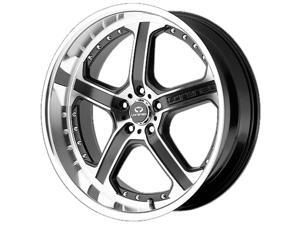 Lorenzo WL21 20x10 5x120 +48mm Black/Machined Wheel Rim Lorenzo WL21 20x10 5x120 +48mm Black/Machined Wheel Rim