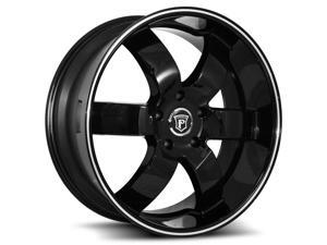 Pinnacle P86 Forte 24x9.5 5x115 +20mm Gloss Black Wheel Rim Pinnacle P86 Forte 24x9.5 5x115 +20mm Gloss Black Wheel Rim