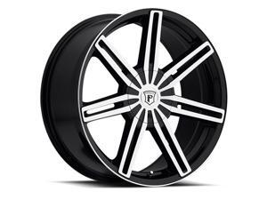 Pinnacle P76 Ethos 22x9 5x115/5x120 +20mm Black/Machined Wheel Rim Pinnacle P76 Ethos 22x9 5x115/5x120 +20mm Black/Machined Wheel Rim