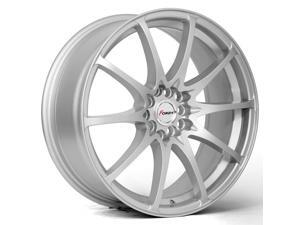 Forza FO-315 17x7 4x100/4x114.3 +40mm Silver Wheel Rim Forza FO-315 17x7 4x100/4x114.3 +40mm Silver Wheel Rim